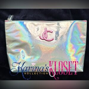 Juicy Couture Large Monogram Logo Make Up Bag. JC Travel Cosmetic Bag 🎀 NWT💋